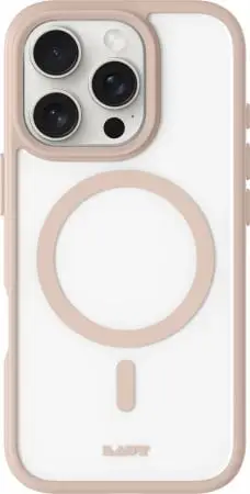 Mbështjellës LAUT Huex Protect MagSafe për iPhone 16 Pro, bezhë