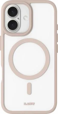 Mbështjellës LAUT Huex Protect MagSafe për iPhone 16, bezhë - 1