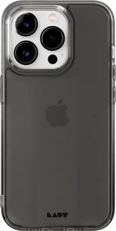 Mbështjellës LAUT Crystal Matter X për iPhone 15 Pro, MagSafe, gjysmë-transparent, zi