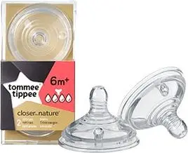 Memë Tommee Tippee Silicone, 6 muaj+, 2 copë