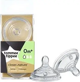 Thithkë për biberon Tommee Tippee, 0m+, 2 copë