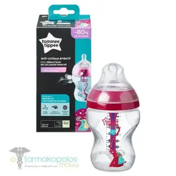 TT Shishe ADVANCED ANTI COLIC 260ml 2/1 EASY FLOW GIRL