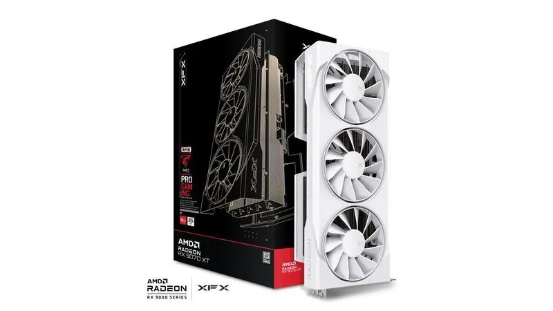 Kartelë grafike XFX Swift RX 9070 White 3-FAN GAM E 16G - 1