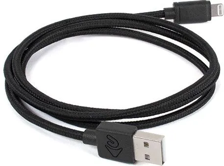 Kabllo OWC USB-A - Lightning, 1m, e zezë - 1