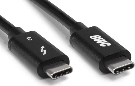 Kabllo OWC USB-C në USB-C, 1m, e zezë - 1