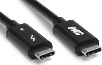 Kabllo OWC USB-C në USB-C, 1m, e zezë