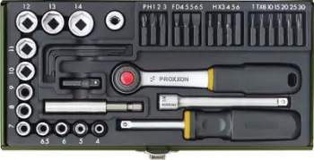 Set veglash Proxxon (PR23070), 39 pjesë