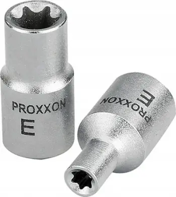 Çelës yllor i jashtëm Proxxon TX E14, 3/8", çelik krom vanadium, argjendtë