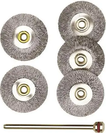 Disqe me furça prej teli Proxxon PR28952, 22 mm, 5 copë
