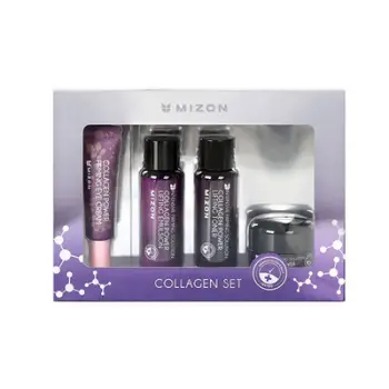 Set për lëkurë MIZON Collagen, tonik lifting 40 ml + emulsion lifting 40 ml + krem për sy 10 ml + krem lifting 15 ml