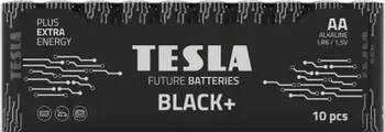 Bateri alkaline Tesla R6 AA BLACK+, 1.5V, paketim 10 copë