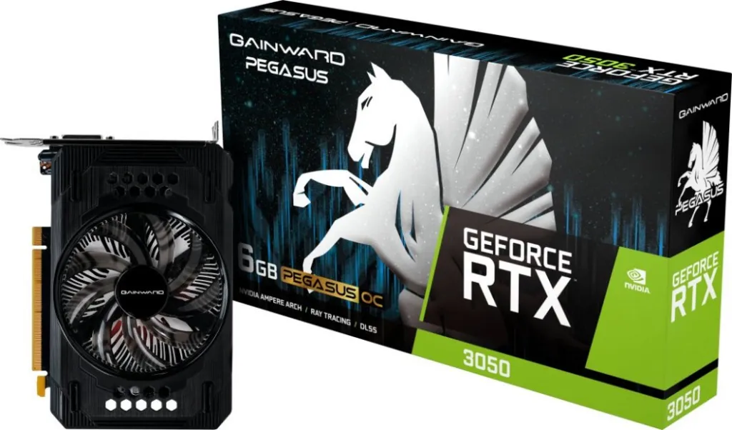 Kartelë grafike Gainward GeForce RTX 3050 Pegasus OC 6GB GDDR6 - 1