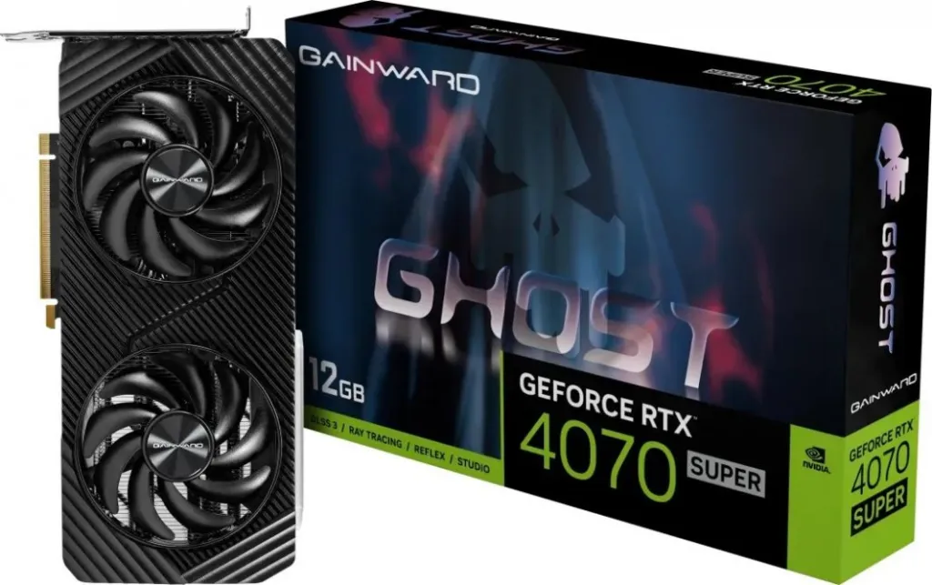 Kartelë grafike Gainward GeForce RTX 4070 SUPER Ghost 12GB GDDR6X - 1