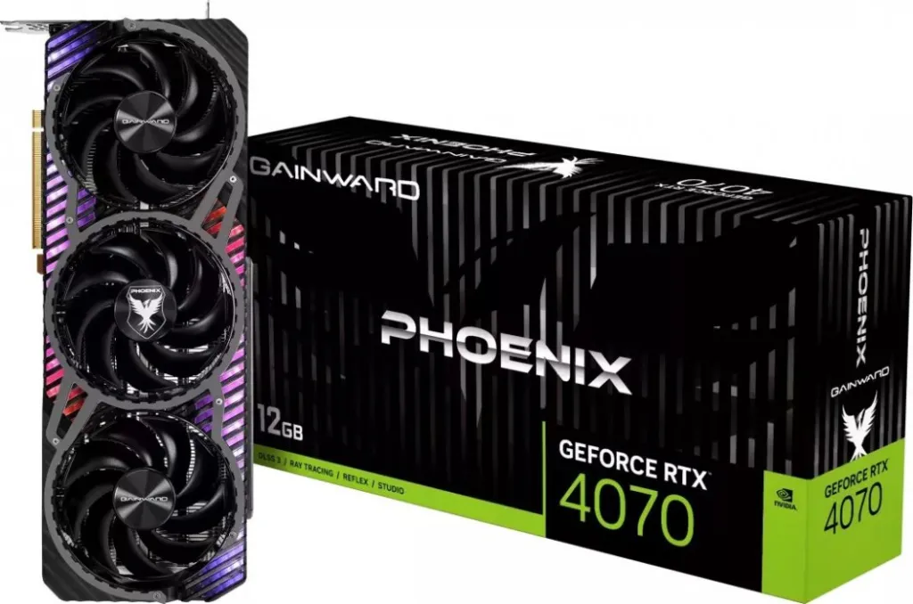 Kartelë grafike Gainward GeForce RTX 4070 Phoenix 12GB GDDR6X - 1