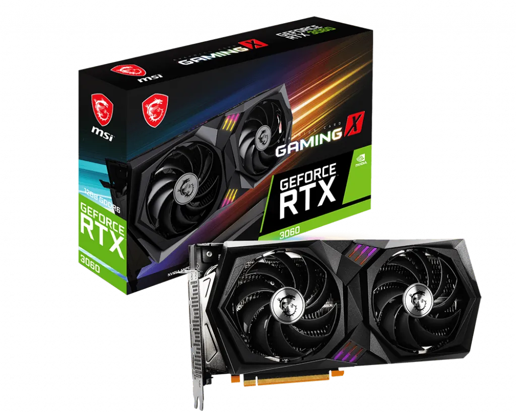 Kartelë grafike MSI Geforce RTX 3060 Gaming X 12GB - 1