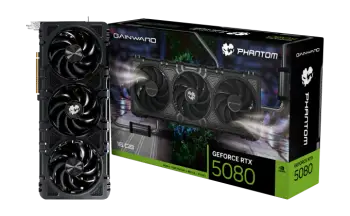 Kartelë grafike Gainward RTX5080 Phantom 16GB GDDR7, e zezë