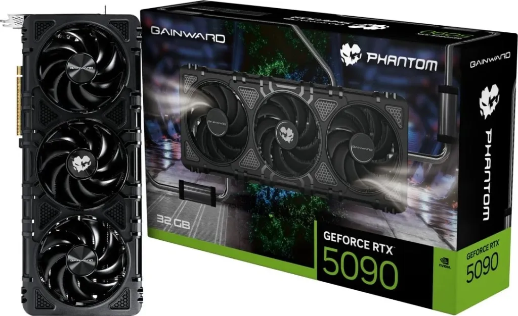Kartelë grafike Gainward GeForce RTX 5090 Phantom, 32 GB GDDR7, e zezë - 1