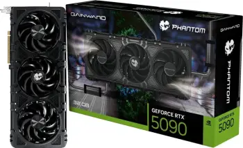 Kartelë grafike Gainward GeForce RTX 5090 Phantom, 32 GB GDDR7, e zezë