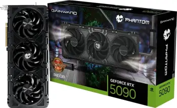 Kartelë grafike Gainward GeForce RTX 5090 Phantom GS, 32 GB GDDR7, e zezë