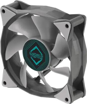 Ventilator për kompjuter Iceberg IceGALE 80 mm, (ICEGALE08-B0A), i hirtë