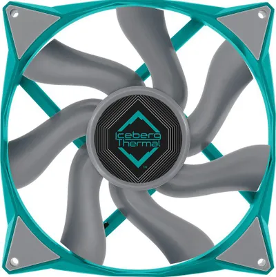 Ventilator IceGALE Xtra, 140 mm, i gjelbër - 2