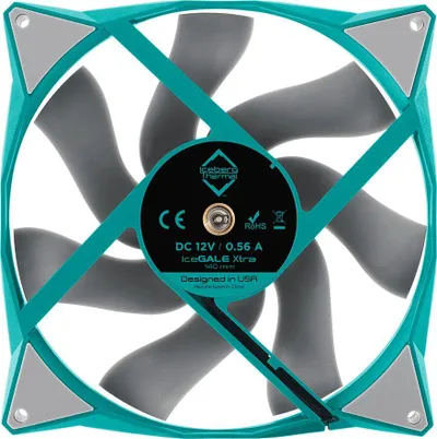 Ventilator IceGALE Xtra, 140 mm, i gjelbër - 3