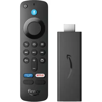 Amazon Fire TV Stick HD, Alexa Voice Remote, Full HD, e zezë