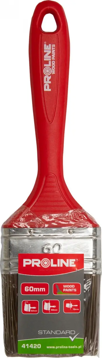 Furçë për dru Pro-Line Standard, 70mm, dorezë plastike