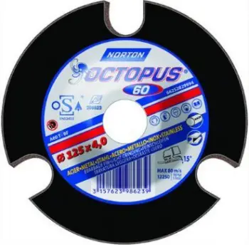 Disk bluarës për metal Norton T29 (66252829993), 125 x 4.0 x 22.2 mm