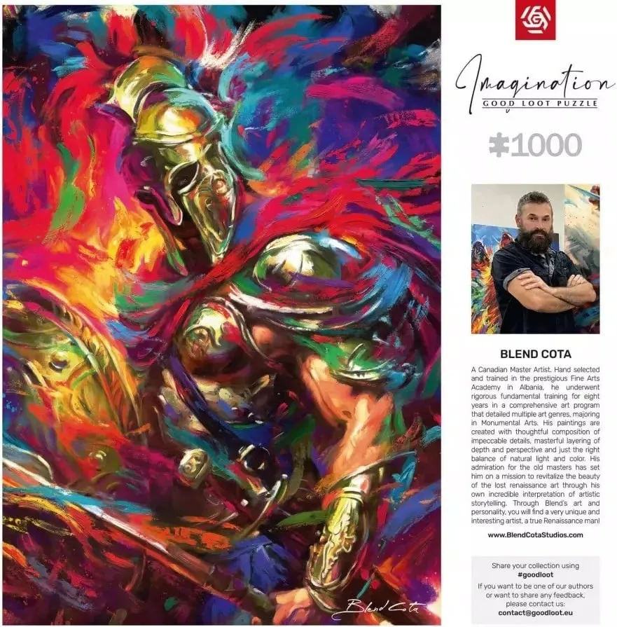 Puzzle Cenega Publishing Imagination Blend Cota The Illyrian Warrior 1000 pjesë - 5
