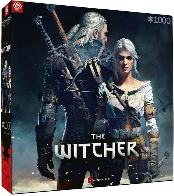 Puzzle Geralt & Ciri 1000 copë, Cenega Publishing, Multikolor - 1