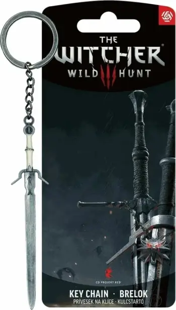 Varëse çelësash The Witcher 3 Ciri Sword, dekorative, metalike, argjendi