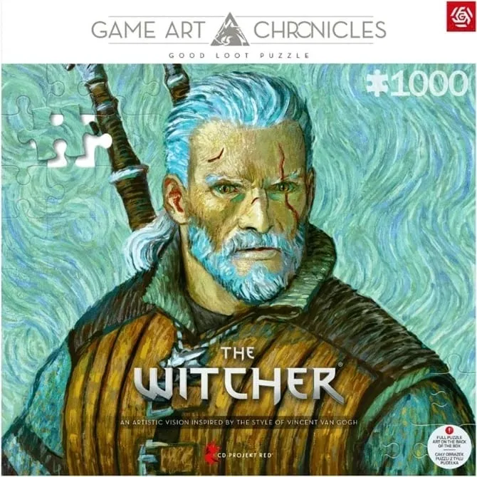 Puzzle Cenega Publishing Game Art Chronicles, The Witcher, 1000 elemente, Multikolor - 1