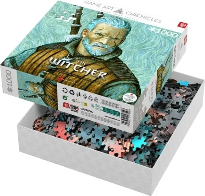 Puzzle Cenega Publishing Game Art Chronicles, The Witcher, 1000 elemente, Multikolor - 2