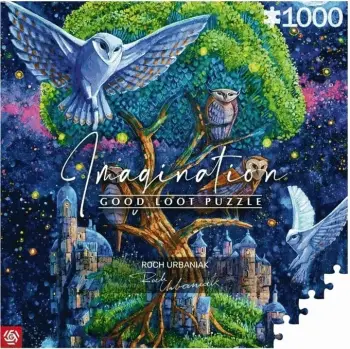 Puzzle Good Loot Imagination Roch Urbaniak Owl Island, 1000 pjesë, për të rritur, shumëngjyrësh