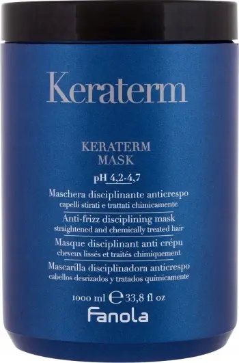 Maskë flokësh Fanola Keraterm, 1000ml, për flokë të drejtë
