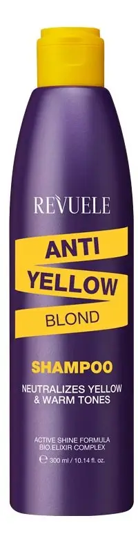 Shampo për flokë të ngjyrosur Revuele AntiYellow Blond, 300 ml