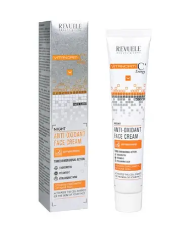 Krem nate për fytyrë Revuele Vitanorm C+ Anti-oxidant, 50 ml