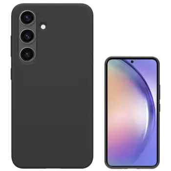 Mbrojtëse 4smarts Silicone Cupertino për Samsung Galaxy A56, e zezë