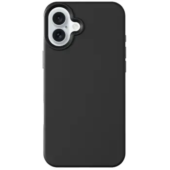 Aksesorë për telefon 4smarts / Silicone Case Cupertino / Apple iPhone 16 – Zezë
