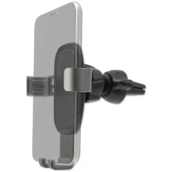 Aksesorë për telefon 4smarts / Car Mount GRABBER 2.0 / Air Vents – Gri-Zezë