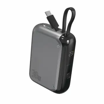 Powerbank 4smarts / Powerbank Pocket / USB-C Cable / 10000mAh – Gri