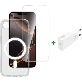 Aksesorë Apple 4smarts 3in1 Premium Starter Set për Apple iPhone 16e