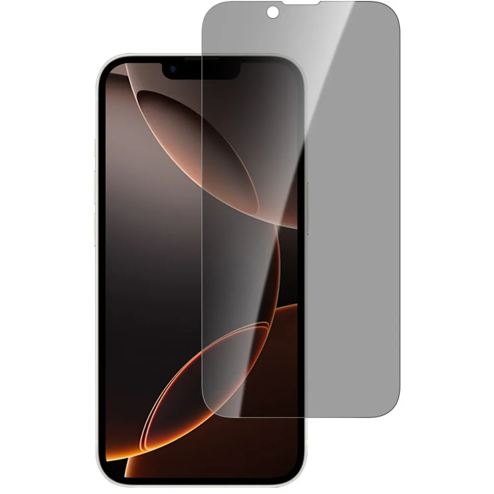 Karikues 4smarts / Second Glass Privacy Screen Protector / with Mounting Frame / iPhone 16e - 1