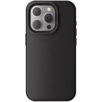 Aksesorë për telefon 4smarts / Silicone Case Cupertino / Apple iPhone 16 Pro – Zezë