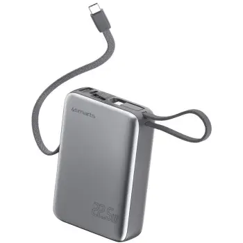 4smarts Powerbank Pocket Dual Cord 20000mAh / 22.5W – Gri
