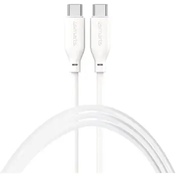 Kabllo 4smarts / USB-C to USB-C Silicone Cable / High Flex / 60W / 1.5m – Bardhë