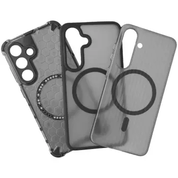 Mbrojtëse 4smarts Qi2 Upgrade për Samsung Galaxy S25 / 6.7″ / e hirtë