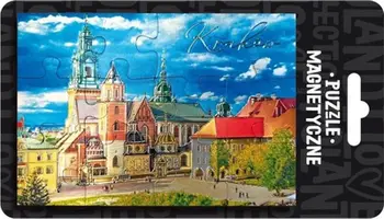 Magnet dekorativ Pan Dragon Kraków Puzzle, shumëngjyrësh