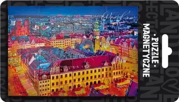 Magnet puzzle dekorativ Pan Dragon Wrocław ILP-MAG-PUZZ-WR-01, shumëngjyrësh
